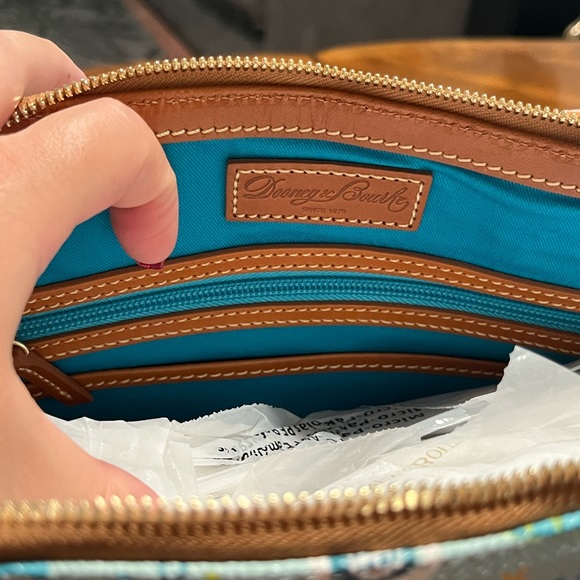 Disney Dooney and Bourke Fantasyland Zip Satchel - Picture 9 of 14